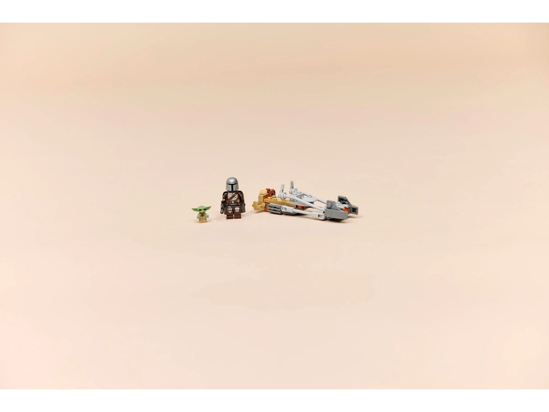 LEGO Star Wars - Mandalorian a Grogu a speederová motorka