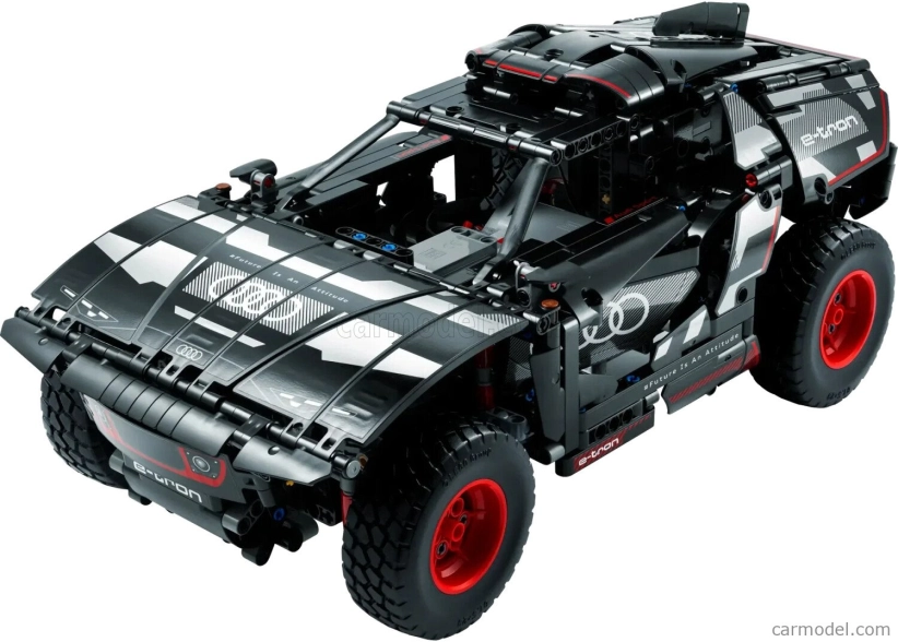 Lego Audi Lego Technic - Rs Q E.tron Dakar Rally 2022 - 914 Pezzi - 914 ks 1:12 sivá čierna