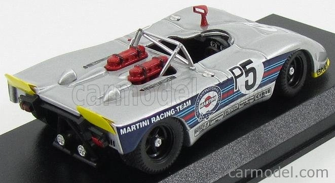 Najlepší model Porsche 908/02 Flunder Spider N 5 Test 1000km Nurburgring 1971 Von Hohenzollem - Von Bayern 1:43 Silver