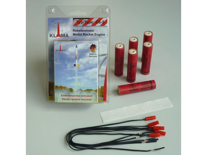 Klima raketový motor C6-5 EL (6ks)