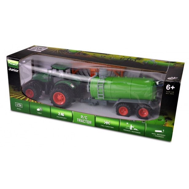 RC traktor s funkčnou cisternou