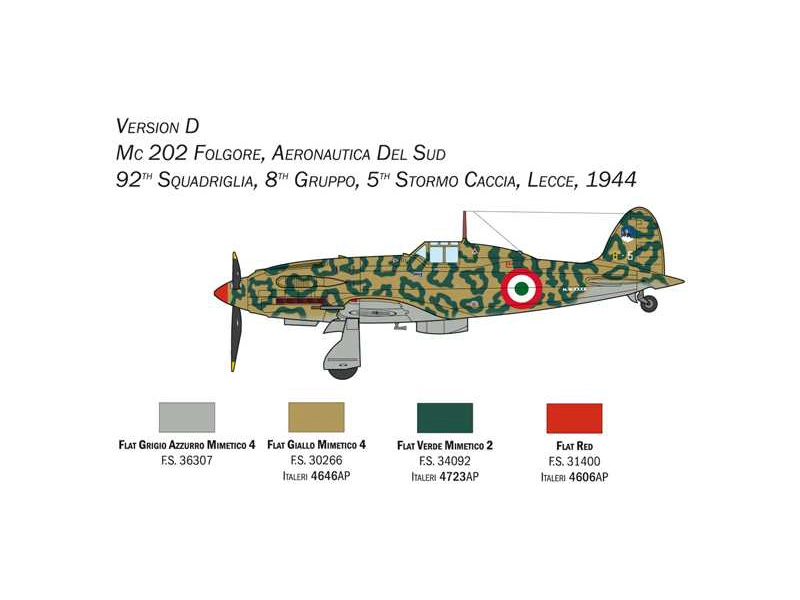 Italeri Macchi MC 202 Folgore (1:72)