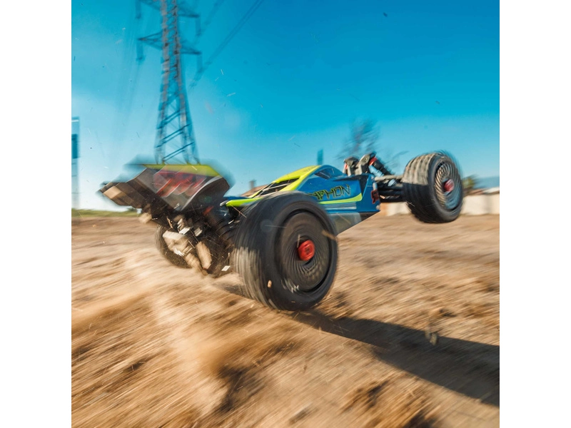 RC auto Arrma Typhon Mega 665 1:8 4WD RTR, červená