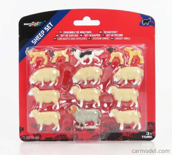 Britains Accessories Pecore - Sheeps Set Figure 1:32 Whie