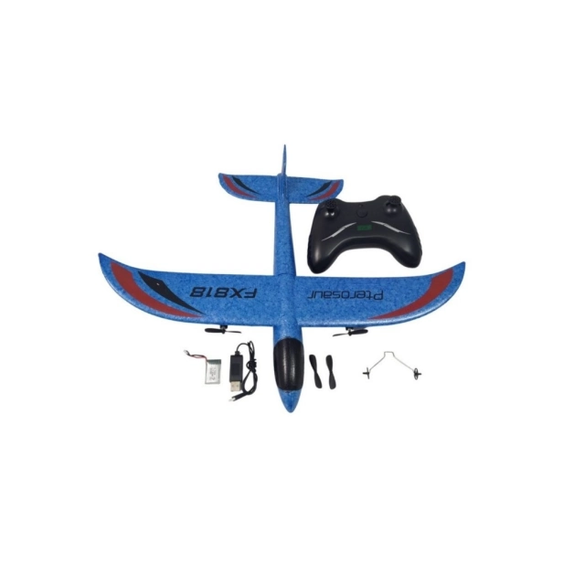 RC letadlo FX818, modrá