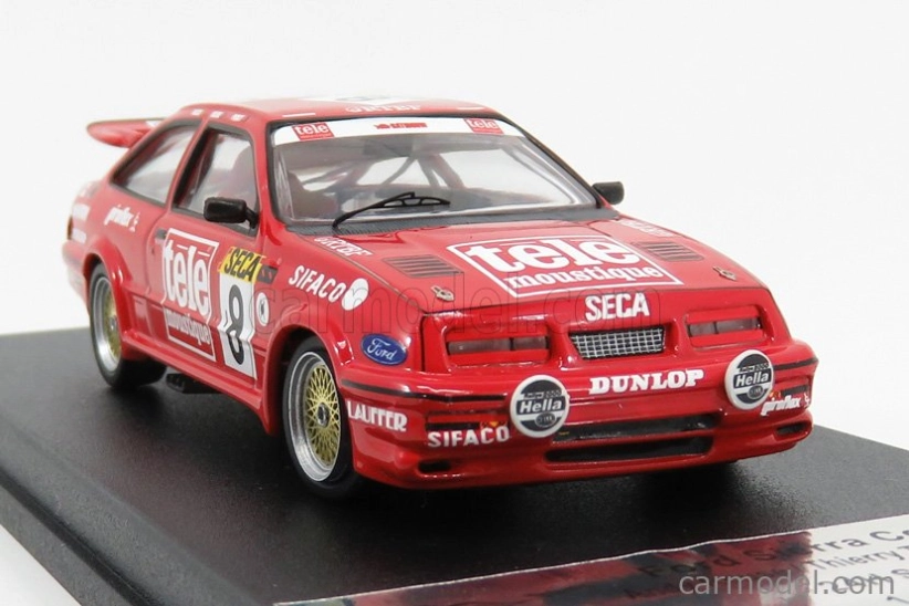 Trofeu Ford england Sierra Cosworth N 8 24h Spa 1987 A.rouse - T.tassin - W.percy 1:43 Červená