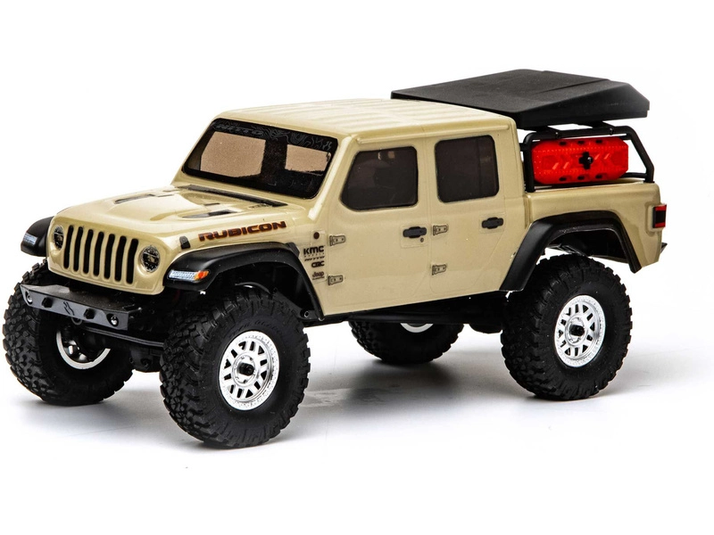 BAZAR – RC auto Axial SCX24 Jeep Gladiator 1:24 4WD RTR, krémová