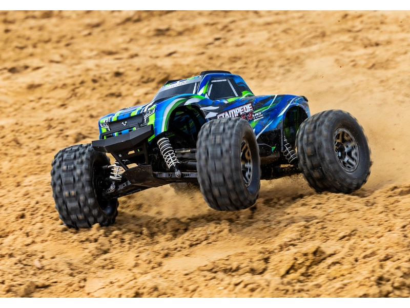 RC auto Traxxas Stampede 1:10 4x4 VXL RTR, zelená