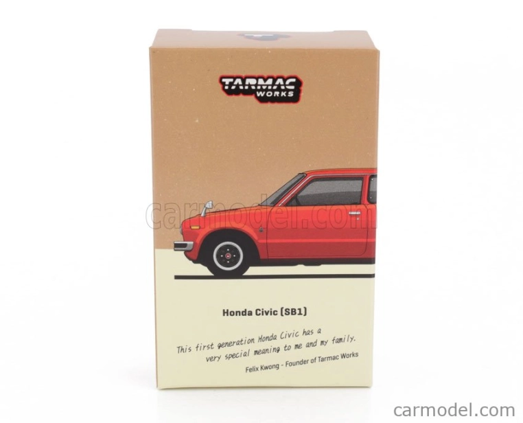 Tarmac Honda Civic (sb1) 1973 1:64 Orange