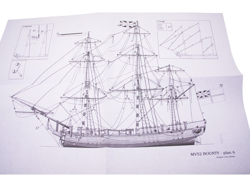 MAMOLI H.M.S. Bounty 1787 1:100 kit
