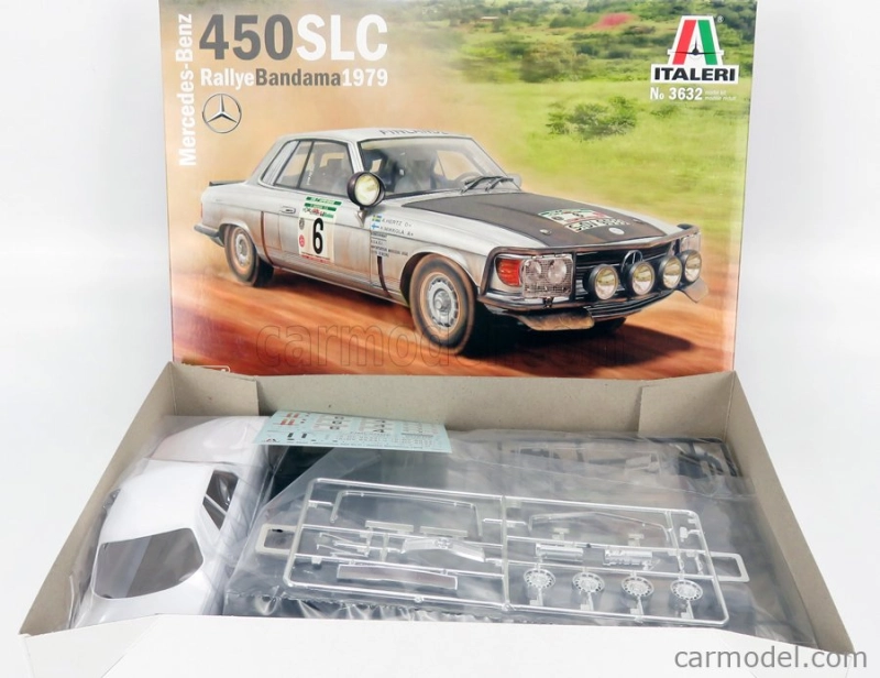 Italeri Mercedes benz S-class 450 Slc 5.0 N 6 Winner Rally Bandama 1979 Hannu Mikkola - Arne Hertz 1:24 /