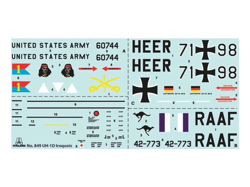 Italeri Bell UH-1D Slick (1:48)
