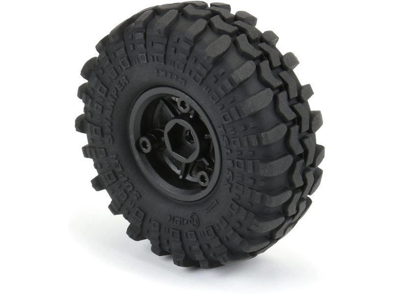 Pro-Line kolo 1.0" 1:24, pneu Interco Super Swamper, disk černý H7 (4)
