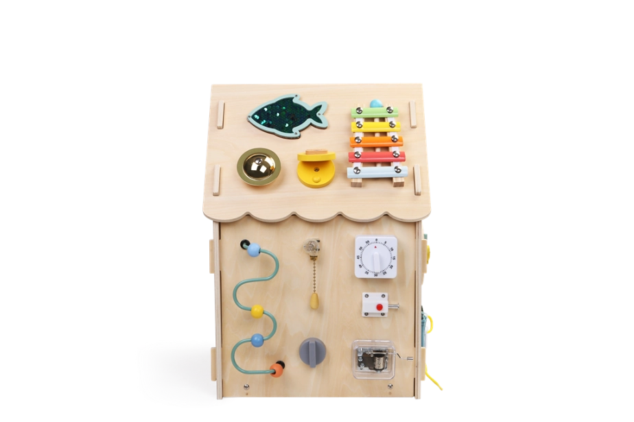 2Kids Toys Activity board Domček prírodný