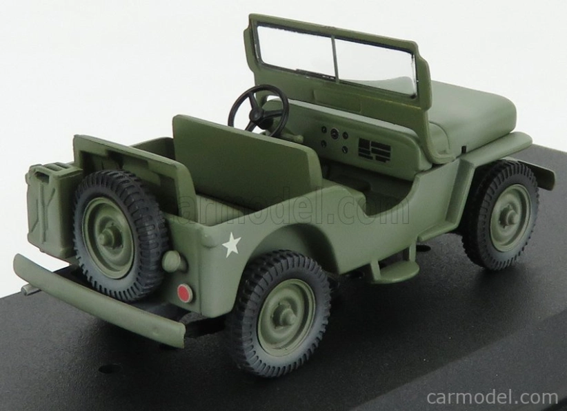 Greenlight Jeep Willys Cj-2a Open 1949 - M-a-s-h 1:43 Vojenská zelená