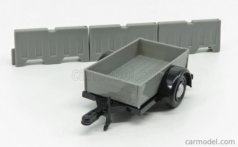 Motor-max Volkswagen T1 Type 2 Double Cabine Pick-up Closed Road Service 1962 With Trailer 1:24