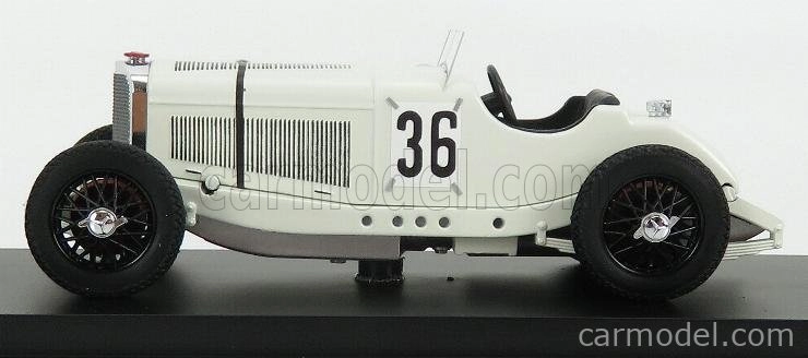 Rio-models Mercedes benz Sskl N 36 3rd Avus Gp 1931 Manfred Georg Rudolf Von Brauchitsch 1:43 Bílá