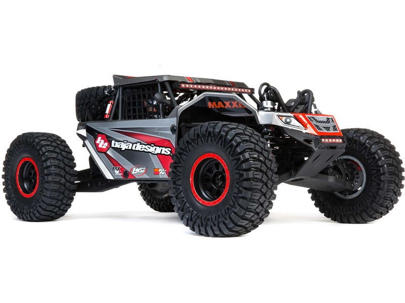 RC auto Losi Super Rock Rey V2 1:6 4WD RTR, sivé