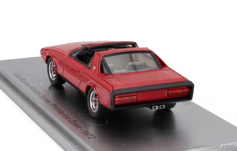 Kess-model Alfa romeo Alfetta Spider Pininfarina Open 1972 1:43 Red