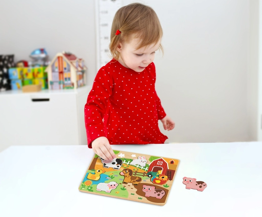 2Kids Toys Vkladacia puzzle farma