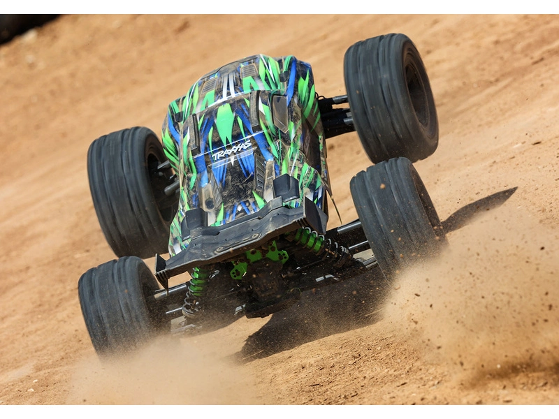RC auto Traxxas Sledge s belted pneu 1:8 RTR, modrá