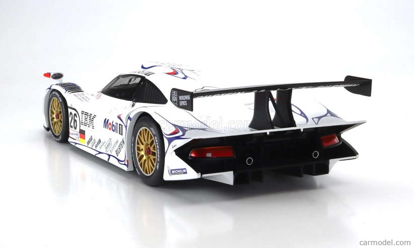 Werk83 Porsche 911 Gt1-98 3.2l Turbo Team Porsche Ag Mobil-1 N 26 Winner 24h Le Mans 1998 Allan Mcnish - Laurent Aiello - Stephane Ortelli 1:12 Biela Modrá Červená
