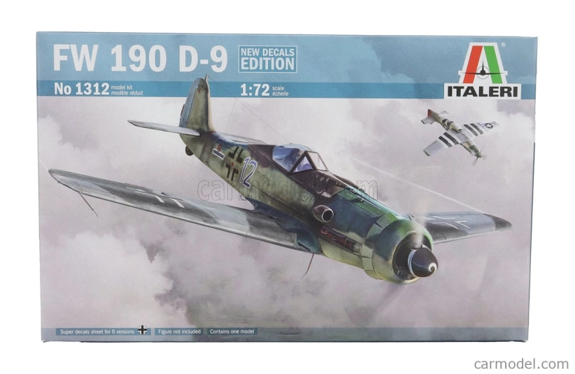 Italeri Focke wulf Fw 190 D-9 Vojenské lietadlo 1944 1:72 /