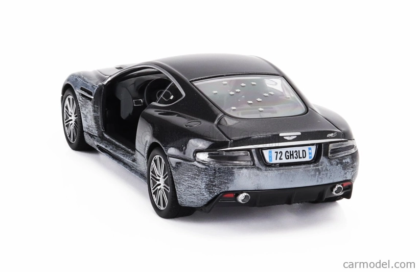 Corgi Aston martin Dbs 2008 (damaged Version) - 007 James Bond - Quantum Of Solace 1:36 Grey Met
