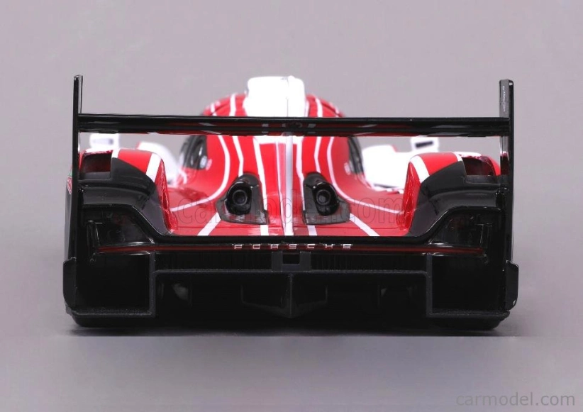 Bburago Porsche 963 9rd 4.6l Turbo V8 Team Porsche Penske Motorsport N 6 4th 24h Le Mans (pole Position) 2024 Kevin Estre - Andre Lotterer - Laurens Vanthoor 1:24 Červená Bílá Černá