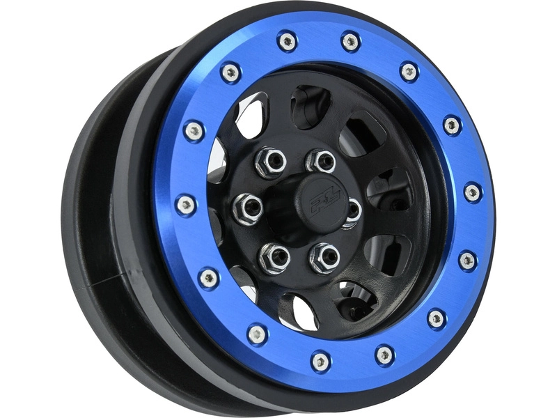 Pro-Line Disc 2,9" 1:6 Steelies s dvojitým posunom, modrá/čierna: SCX6