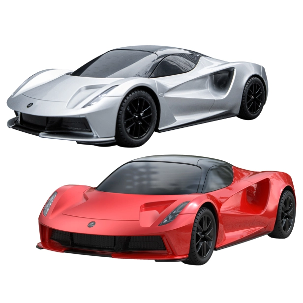RC auto Lotus Evija, stříbrná