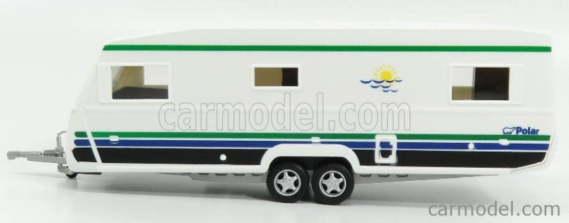Hongwell Trailer Big Polar Caravan Roulotte 2005 1:43 Bílá