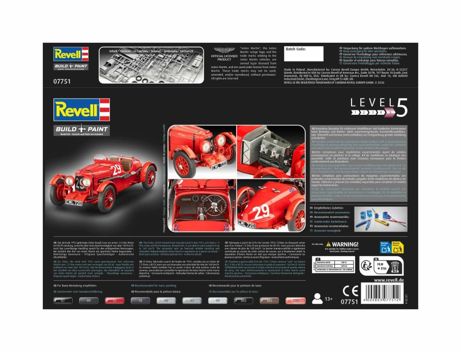 Plastic ModelKit auto 07751 - Aston Martin Ulster (1:32)