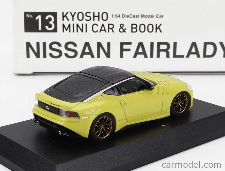 Kyosho Nissan Fairlady Z Coupe 2023 1:64 Žlutá Černá