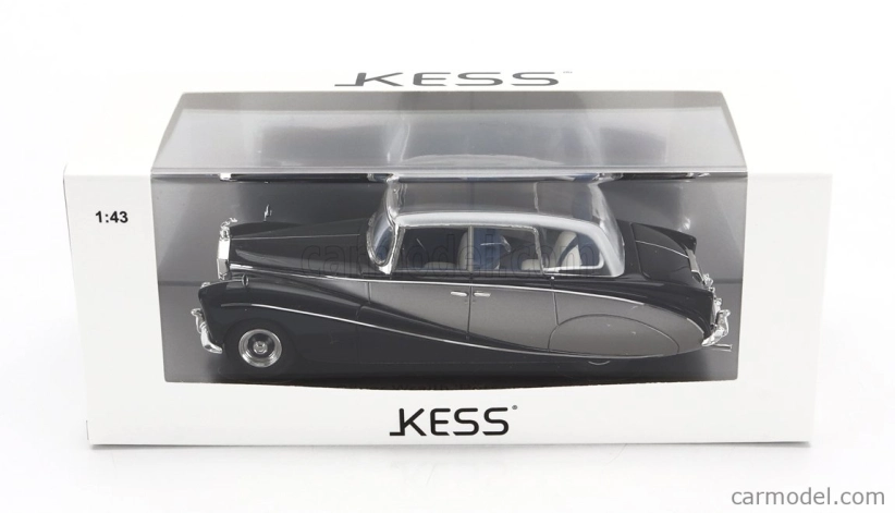 Kess-model Rolls royce Silver Wraith Perspex Top Saloon 1956 - Ex Nubar Gulbenkian 1:43 Modrá Stříbrná