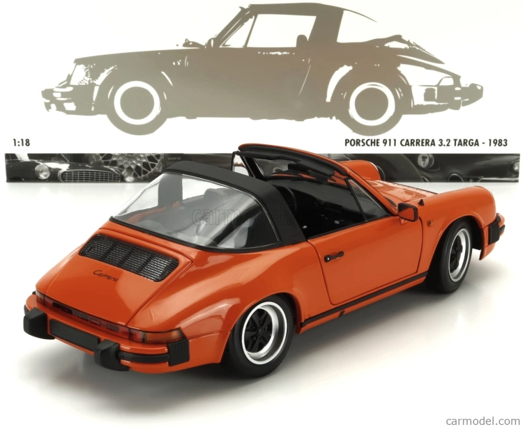 Minichamps Porsche 911 3.2 Carrera Targa Spider 1983 1:18 Orange