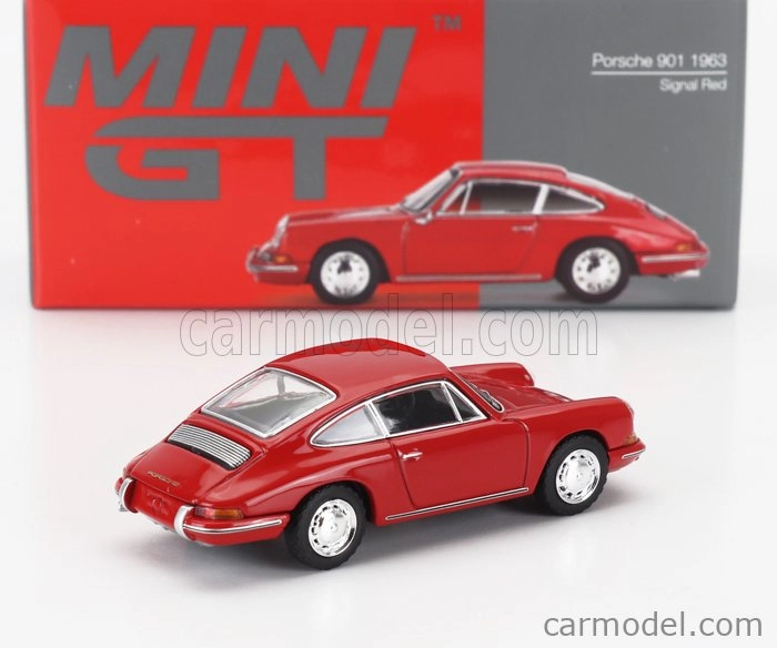 Mini-gt Porsche 911 901 Coupe Lhd 1964 1:64 Červená