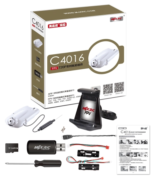 Dron MJX X101 + kamera C4016 v ALU kufru