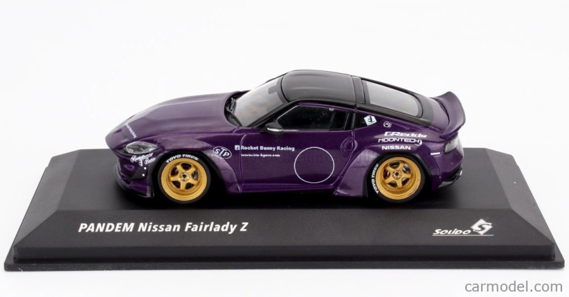 Solido Nissan 400z Coupe Rocket Bunny 2022 1:43 Purple