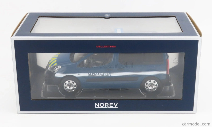 Norev Peugeot Partner Gendarmerie 2018 1:18 Modrá žltá
