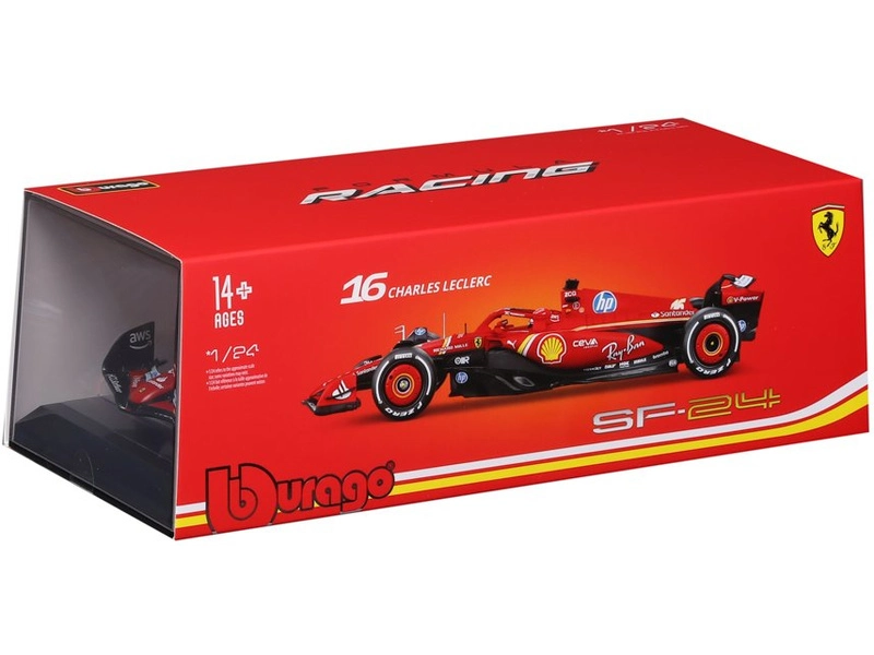 Bburago Ferrari SF-24 (2024) 1:24 #16 Leclerc (harcase)