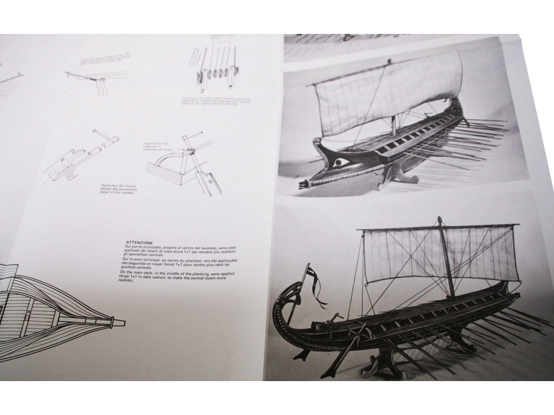 AMATI Grécka Bireme 1:35 kit