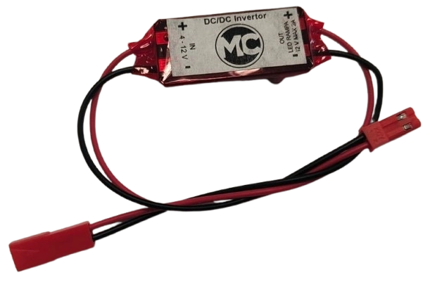 Napěťový měnič DC/DC 4-12V, výstup 12V 2A, konektory JST