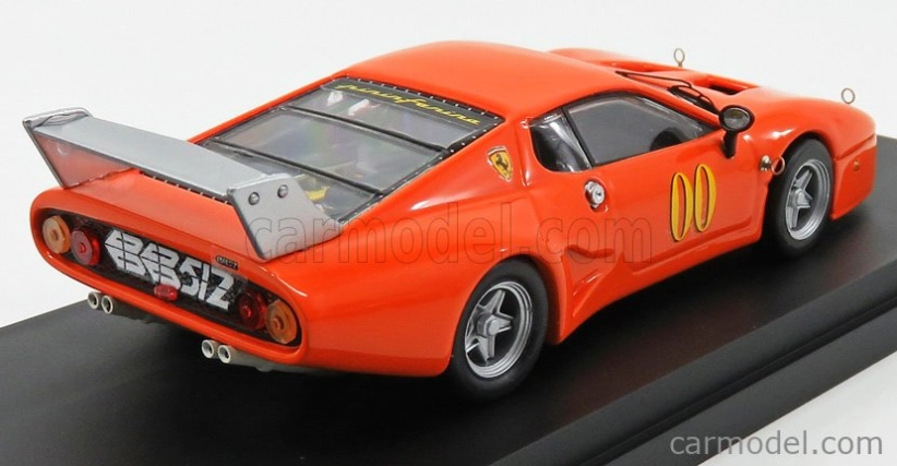 Najlepší model Ferrari 512bb Ch.29507 N 00 Copa De Oro Racing 1979 J.masterson 1:43 Red
