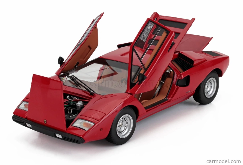 Kyosho Lamborghini Countach Lp400 1974 1:18 Červená