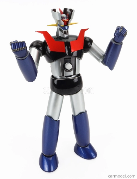 Robot Bandai Metal - Mazinga Z - Gx-105 Postavička Mazinger Z Robot - Kaku Shin Modrá Strieborná Červená Čierna