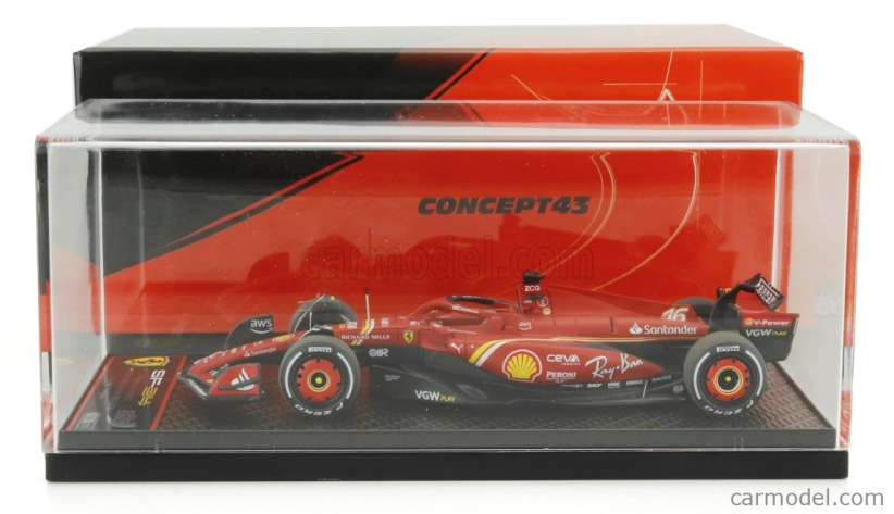 Bbr-models Ferrari F1 Sf-24 Team Scuderia Ferrari N16 Australian GP 2024 Charles Leclerc 1:43 Červená čierna