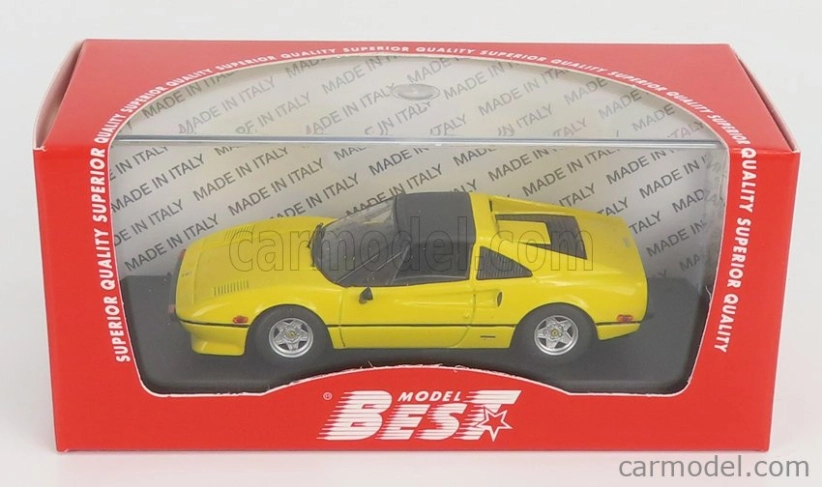 Najlepší model Ferrari 308 Gts Spider Closed 1978 - Osobné auto Kenny Roberts 1:43 Yellow Black