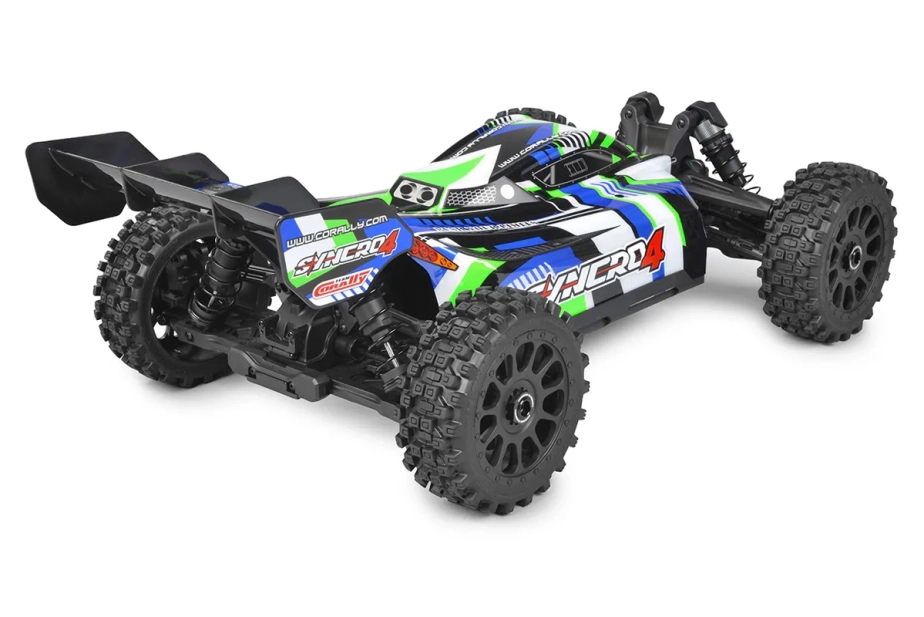 SYNCRO-4 - BUGGY 4WD 3-4S Brushless - RTR - 2026 zelená