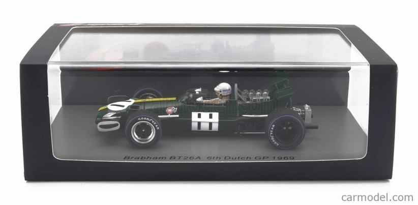 Spark-model Brabham F1 Bt26a N 11 Dutch Gp 1969 J.brabham 1:43 Zelená Žlutá